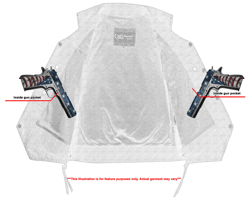 DM Women's 6 Pocket Denim Utility Vest - Black