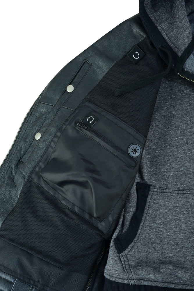 DS Women's M/C Jacket with Rub-Off Finish