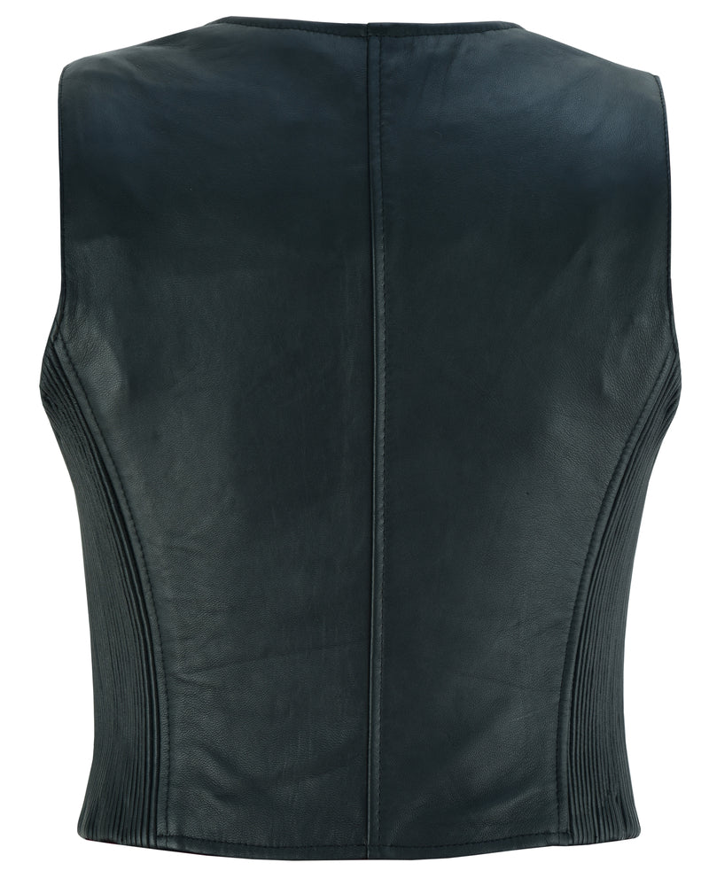 DS Women's Stylish Lightweight Zipper Front Vest