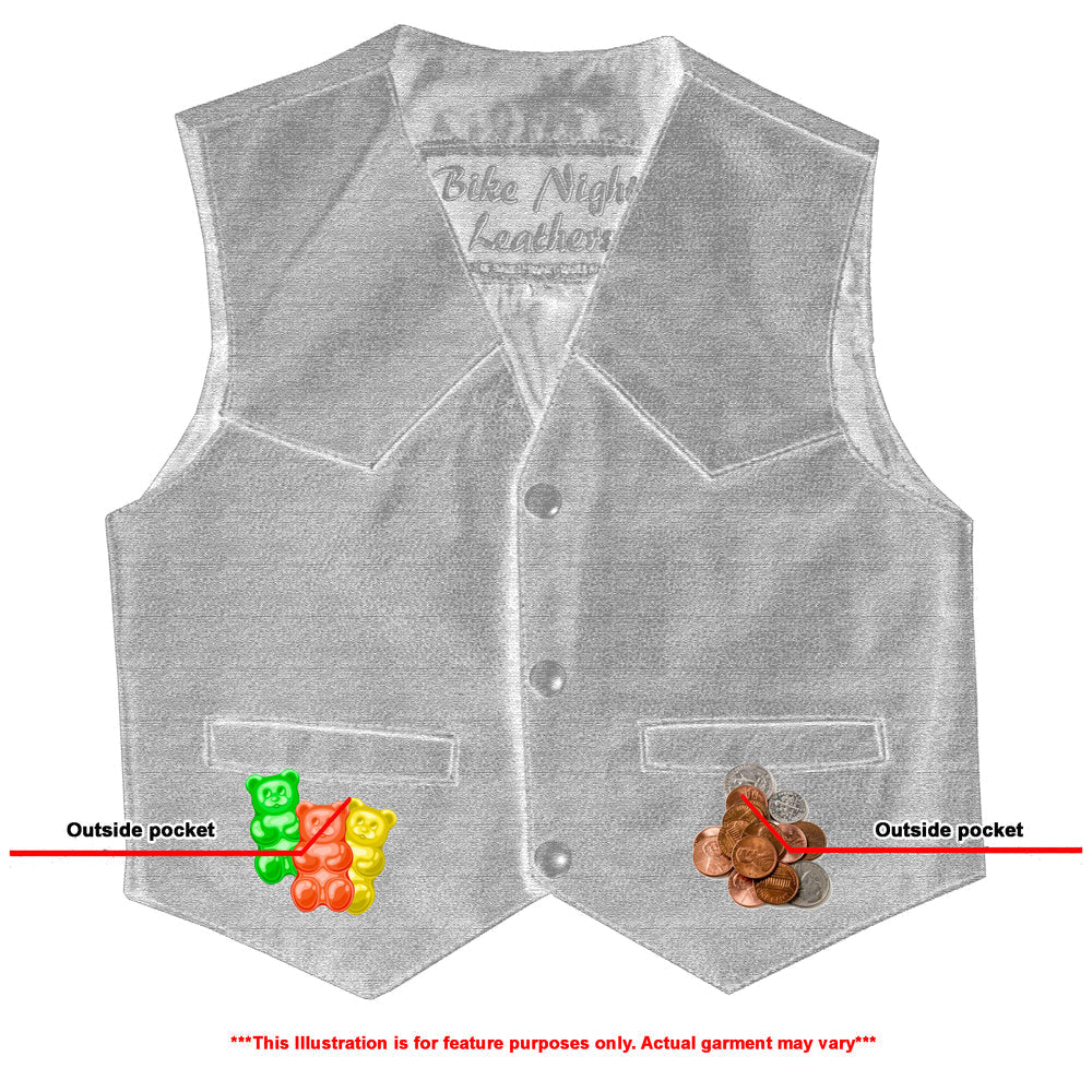 DS Toddler Traditional Style Plain Side Vest