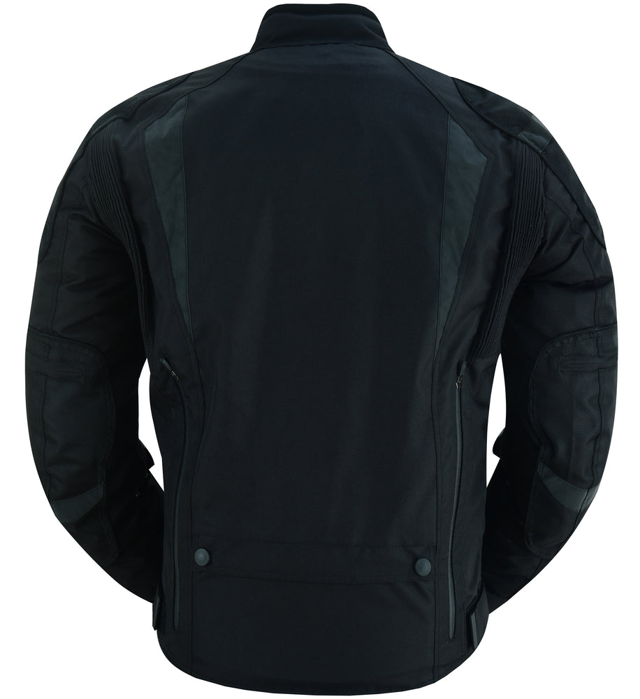 DS Men's Blast Black Micro Mesh Motorcycle Jacket – Ventilated