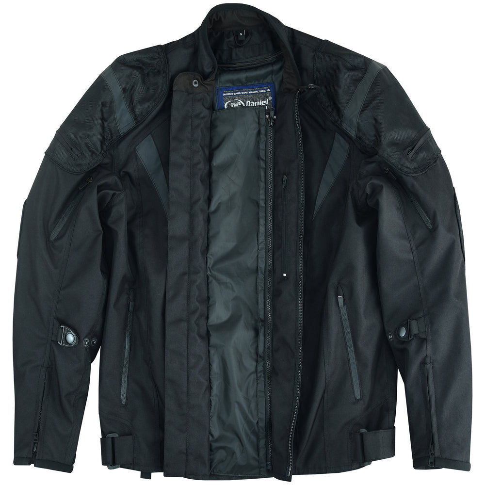 DS Men's Blast Black Micro Mesh Motorcycle Jacket – Ventilated