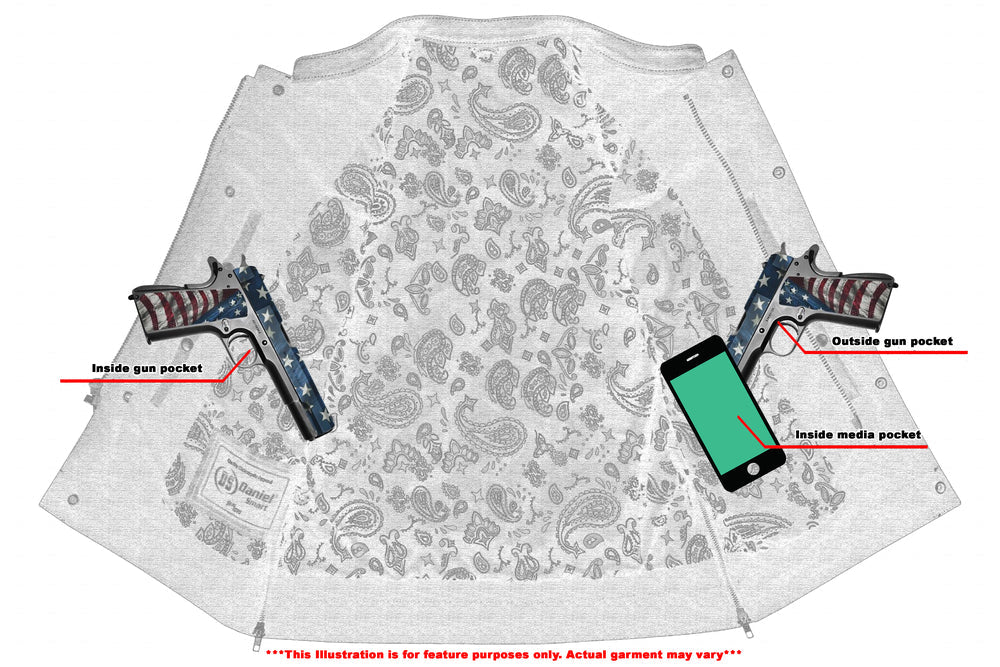 DS Men's Gold Rush Black Leather Vest - Yellow Stitching