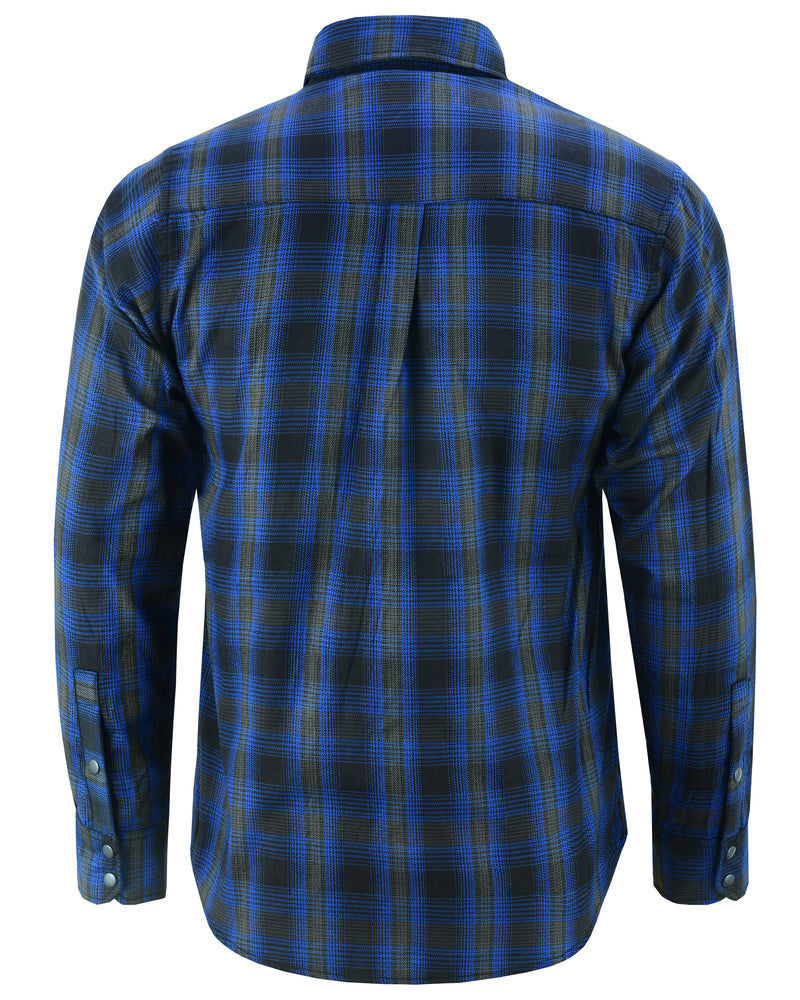 DS Flannel Shirt - Daze Blue and Black