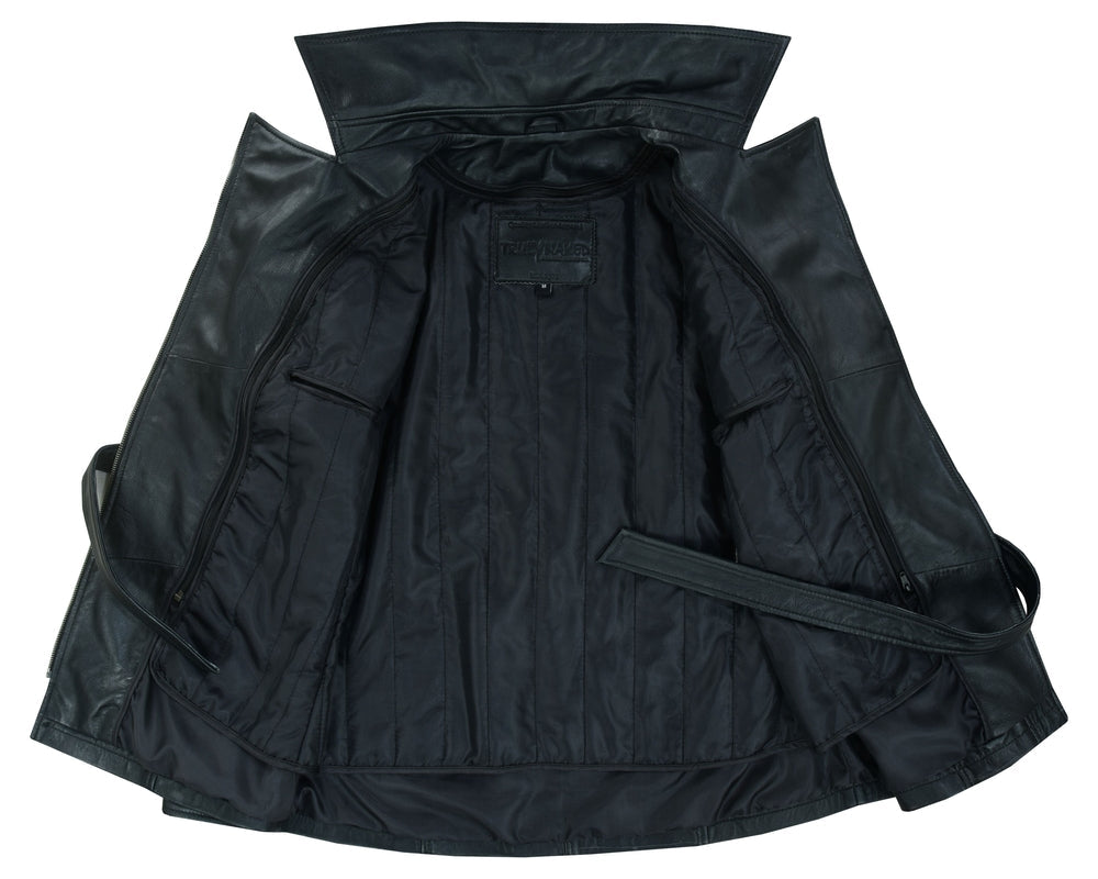 Elan Women's Leather Jacket Black