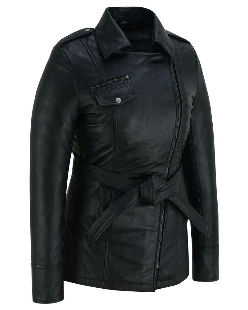 Elan Women's Leather Jacket Black
