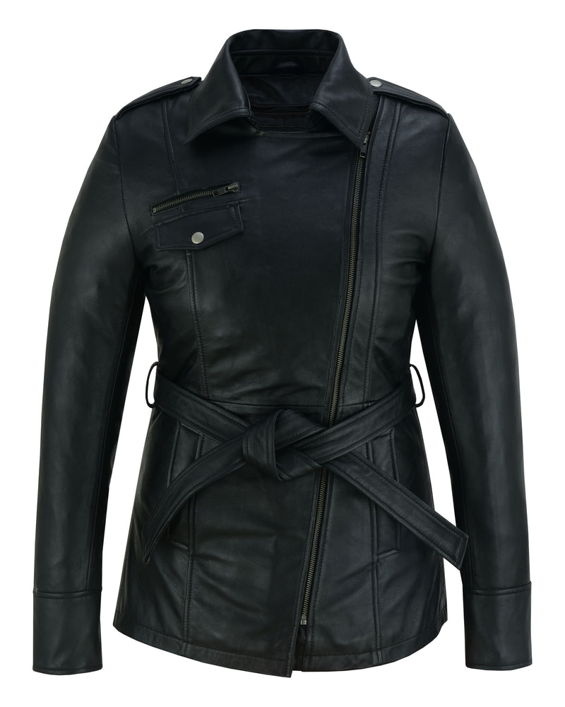 Elan Women's Leather Jacket Black