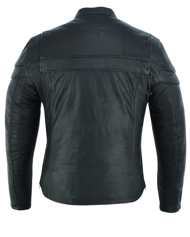 DS Men’s Tall Sporty Scooter Jacket – Naked Cowhide