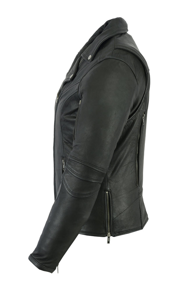 DS Women's Modern Longer Beltless Biker Jacket