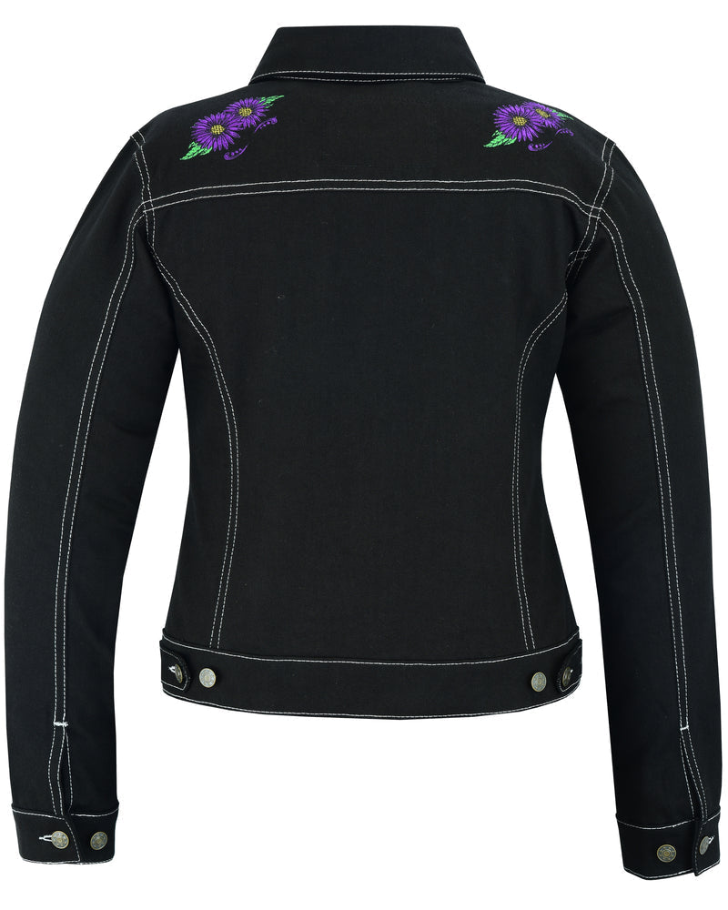 DM Women's Daisy Black Denim Jacket
