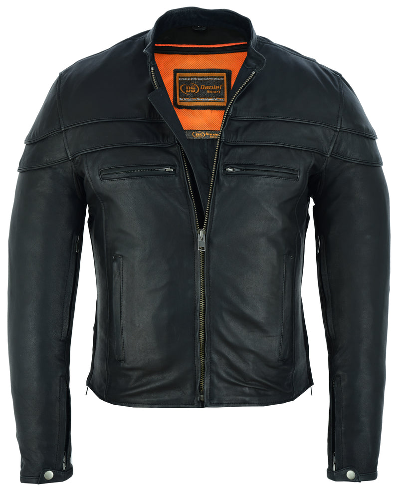 DS Men’s Tall Sporty Scooter Jacket – Naked Cowhide