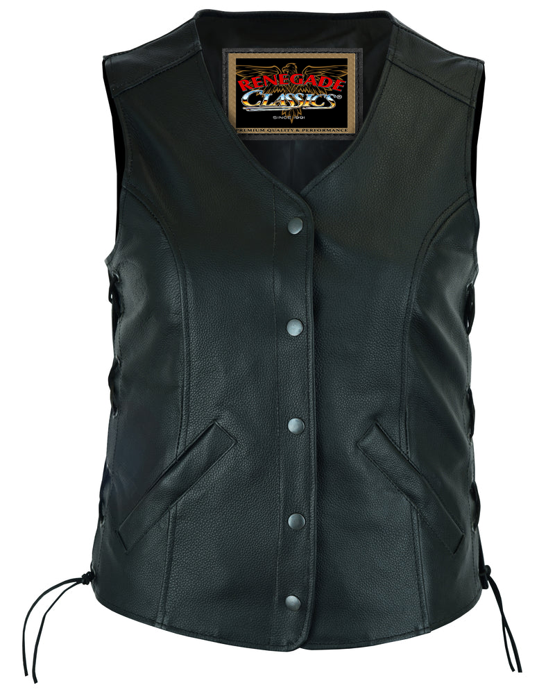 Clara Women's Leather Vest