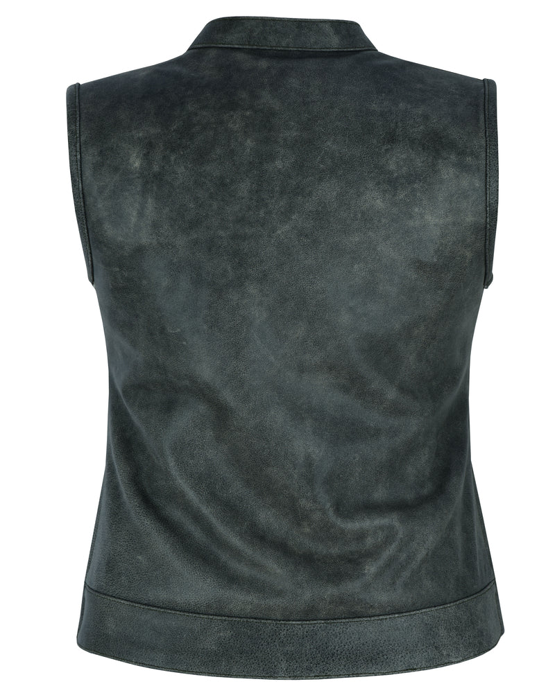 DS  Women's Premium Single Back Panel Concealment Vest - GRAY