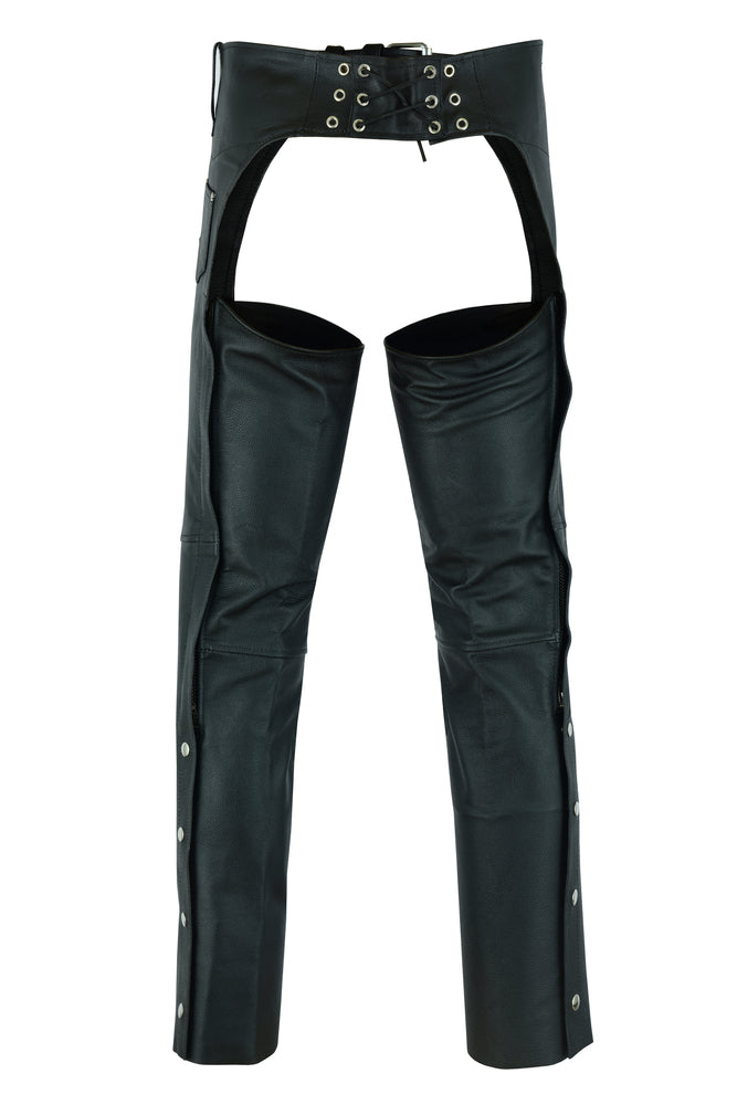 DS Unisex Basic Coin Pocket Leather Chaps