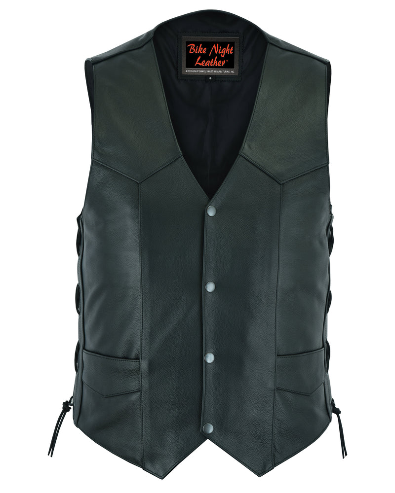 DS Men's Side Lace Economy Vest - Black