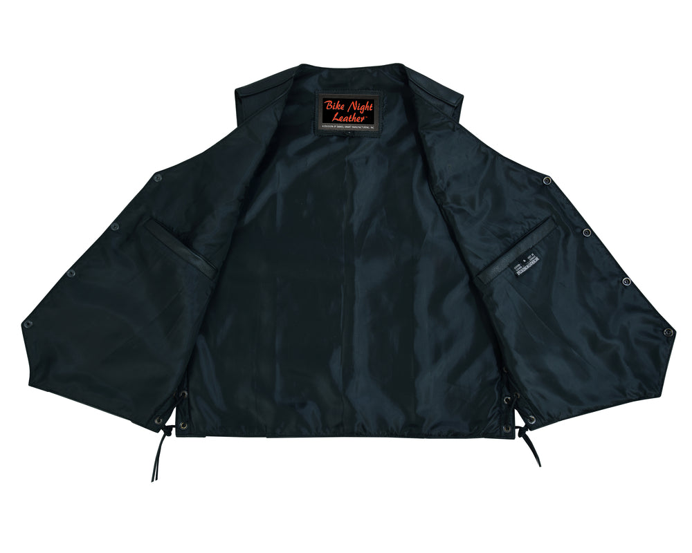 DS Men's Side Lace Economy Vest - Black