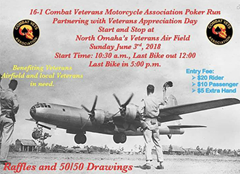 16-1 Combat Veterans Motorcycle Association Poker Run